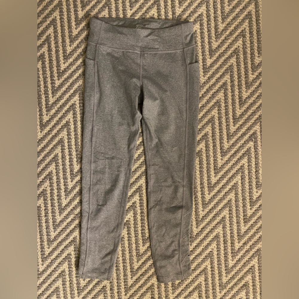 Athleta girl fold you so tight legging xl14 gray